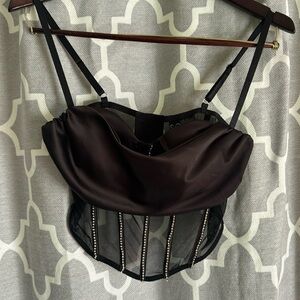 Windsor Black Diamond corset top